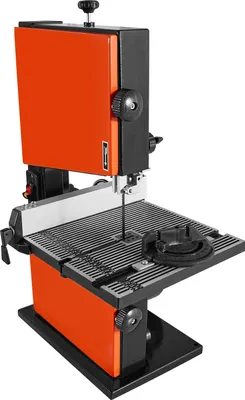 Immagine prodotto di Sega a nastro SucceBuy, 229 mm, sega a nastro per legno con motore da 373 W (1/2 hp), altezza di taglio di 90 mm, tavolo in alluminio da 300x300 mm, con luce di lavoro a 360°, recinzione obliqua e recinzione di strappo, ideale per la lavorazione del legno