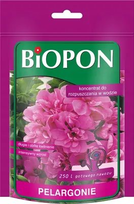 Obrázek produktu pro BIOPON Koncentrované hnojivo pro pelargonie 250g