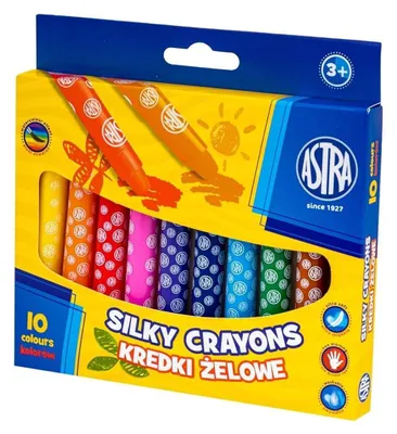 Image de Crayons gel 10 couleurs Astra