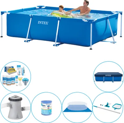 Zdjęcie produktu dla Basen stelażowy Intex prosty 260x160x65 cm - oferta basenów kombi