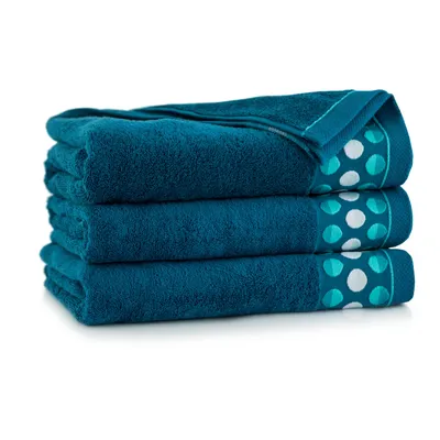 Produktbild von Handtuch - 100% Baumwolle - 450 g/m2 - 50x90 cm - Extra Saugfähig - Dunkelblau - hohe Grammatur - ZEN2