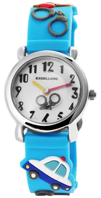 Produktbild von Excellanc Kinder Armbanduhr EX0037 silberfarbig, Mineralglas
