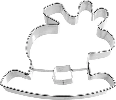 Produktbild von BIRKMANN Ausstechform Schaukelelch, 9,5 cm, Edelstahl, mit Innenprägung, 191570