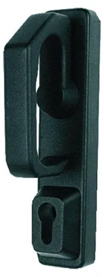 Image de Poignée rotative sans cylindre profil européen noir - JPM - PR2E00-02-0A