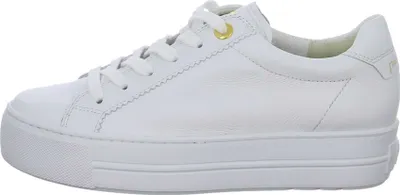 Zdjęcie produktu dla Casualowe sznurowane buty damskie w kolorze białym