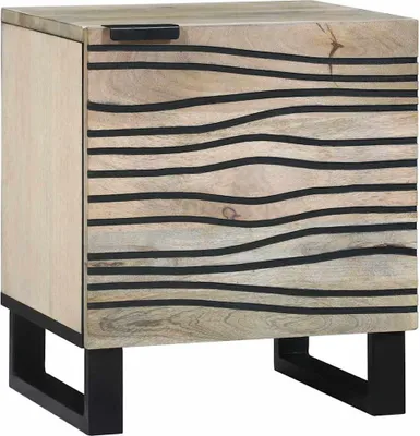 Obrázok produktu pre Nočný stolík Biela 40 x 33 x 46 cm Kompozitné drevo