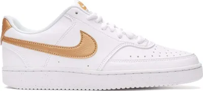 Produktbild von Nike Court Vision Low Next Nature White Metallic Gold (Women's) - EU 35.5