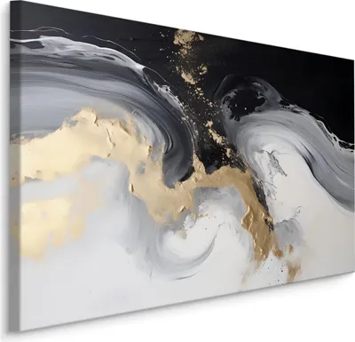 Produktbild von Muralo Leinwandbild Wandbild MARMOR Abstraktion moderne Muster Wanddeko für Wohnzimmer Br. 70 cm x Hö. 50 cm