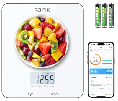 Produktbild von RENPHO Küchenwaage Digital, Waage Küche mit LCD-Display, Professionelle Haushalt