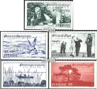 Produktbild von Briefmarken Schweden 1977 Mi 983-987 (kompl.Ausg.) postfrisch In Roslagen