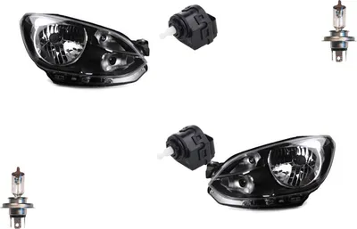 Immagine prodotto di Johns, fari adatti per VW Up! 12/11-06/16 con H4 come destra + servomotore