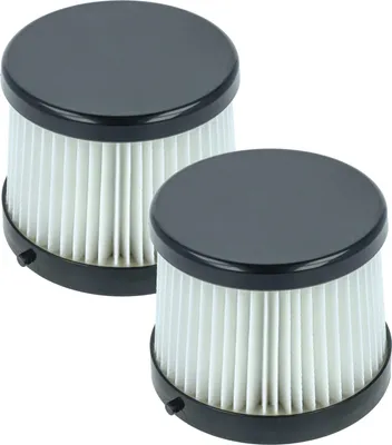 Produktbild von vhbw 2 Staubsaugerfilter kompatibel mit Dewalt DCV5011H, DCV501HB Staubsauger - HEPA-Filter Schwarz Weiß