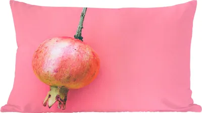 Produktbild von MuchoWow® Zierkissen Sofakissen Wohnzimmer Dekokissen 60x40 cm Pflanzen - Sommer - Rosa - Kopfkissen - Polster mit Foto