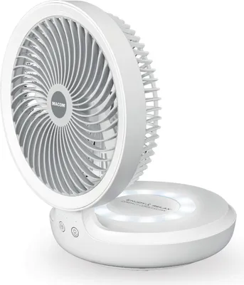 Obrázok produktu pre Macom 990, Domáci lopatkový ventilátor, Biela, Tabuľka, Múr, 19 cm, 120°, 90°