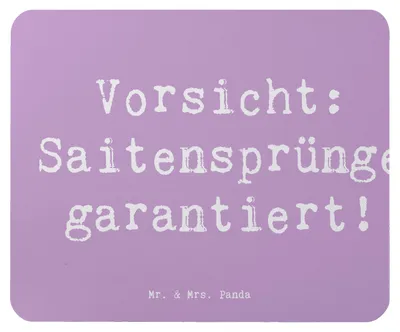 Produktbild von Mr. & Mrs. Panda Mousepad Spruch Shamisen Abenteuer - Lavendeltraum - Geschenk, Mauspad, laptop, Musik, Instrument lernen, computermatte, Saiteninstrument, Mouse Pad