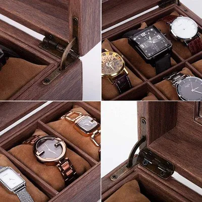 Produktbild von Uhrenkasten Schmuckbox Edelstahl silber