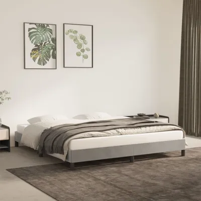 A bedroom scene with a bed.