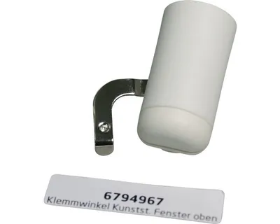 Produktbild von SOLUNA Klemmwinkel oben aus Kunststoff & Metall weiß