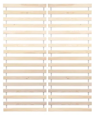 Produktbild von Lattenrost Rolllattenrost Bettrost aus Kiefernholz 140x200 cm mit 34 Leisten in Naturfarbe, belastbar bis 240 kg, robust und stabil
