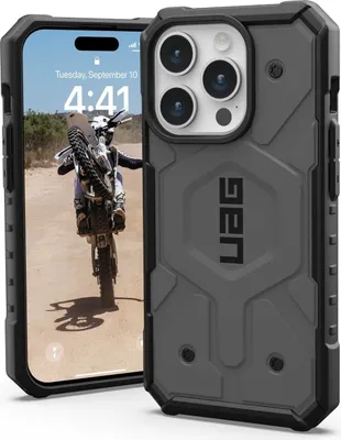 Produktbild von UAG Pathfinder MagSafe, silver - iPhone 15 Pro Max