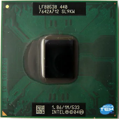 Produktbild von Intel Celeron M 440, Intel® Celeron® M, Socket 478, 65 nm, Box, Intel, 1,86 GHz