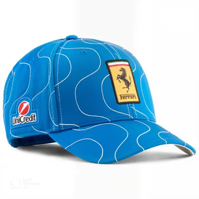 Produktbild von Scuderia Ferrari F1 PUMA Monza GP 2025 Limitierte Kappe – Blau