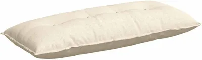 Immagine prodotto di vidaXL Cuscino per lo schienale Crema 120 x 50 cm in velluto a coste