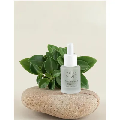 Produktbild von mellow NOIR Concentrated Booster 15ml | SOFORT STRAFFEND | Hyaluron Gesichtsserum | Augenserum | Serum zur Augenpflege & Gesichtspflege