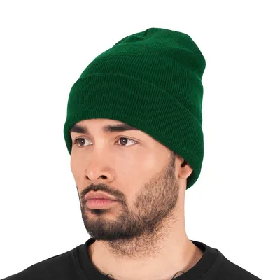 Produktbild von FLEXFIT 1501KC | Heavyweight Long Beanie Wintermütze - Farbe: Spruce - Größe: One Size