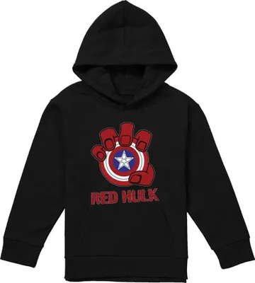 Produktbild von Captain America - Kapuzenpullover für Kinder, Zum Überziehen TV22705 (116) (Schwarz)