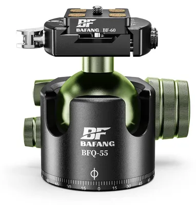 Productafbeelding van Statiefkop 55 mm met snelwisselplaat en 1/4 inch schroef, maximale belasting 35 kg