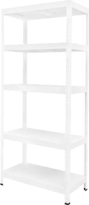 Obrázek produktu pro Regál KOVONA DRUMY 180 x 80 x 40 cm, bílý