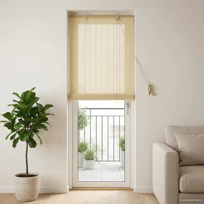Produktbild von Möbel Rollo Natur 40 x 220 cm Bambus - Rollos CC1278