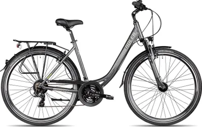 Produktbild von Adler Verona Wave vielseitiges Trekkingbike mit Tiefeinstieg & Straßenausstattung 28 Zoll Schwarz 50 cm