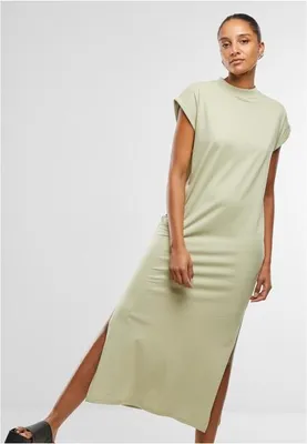 Obrázek produktu pro Dámské šaty Urban Classics Ladies Long Extended Shoulder Dress softsalvia - XS