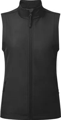 Produktbild von Premier - "Windchecker" Weste Zum Bedrucken für Damen RW8688 (L) (Schwarz)