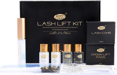 Produktbild von StarsColors Wimpernlifting Wimpernwelle Wimpernlaminierung Lash Lift Starter Set Kit 10 Teil