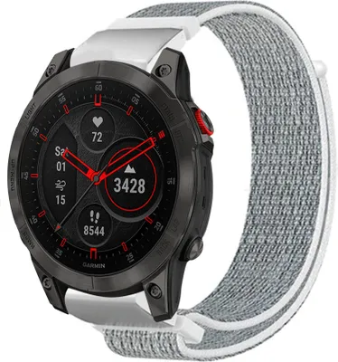 Produktbild von Strap-it Garmin Epix Gen 2 Nylonarmband (Muschel)
