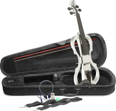 Obrázok produktu pre Stagg EVN X 4/4 White Elektrické husle