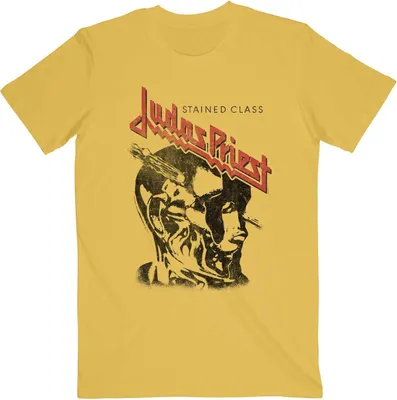 Produktbild von Judas Priest - "Stained Class" T-Shirt für Herren/Damen Uni RO5030 (XL) (Gelb)