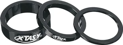 Immagine prodotto di Set di distanziatori per teste a sfera Ergotec 1-1 8 (Ø28,6) 3 pezzi 2 5 10 mm nero