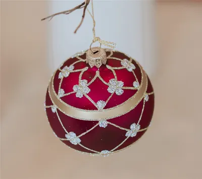Produktbild von Weihnachtskugel Dekor Lila