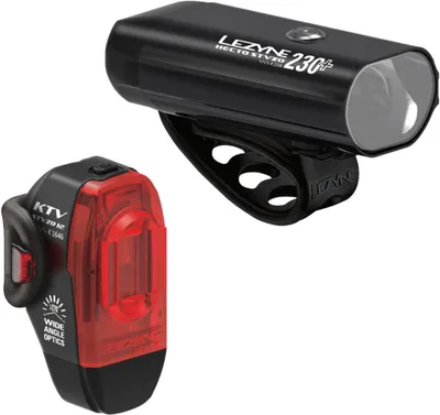 Produktbild von Lezyne Hecto Stvzo 230+/ktv Stvzo Lichtset Rot 230 Lumens Rot 230 Lumens