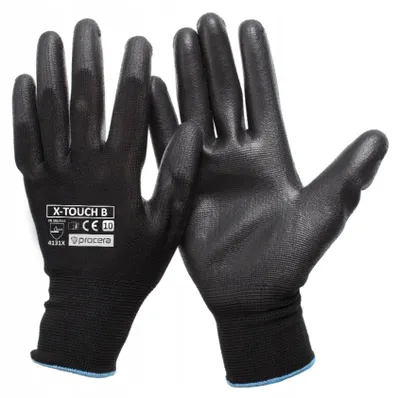 Produktbild von PROCERA X-Touch Black Damen Arbeitshandschuhe PolyurethanGr. 6