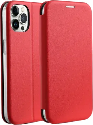 Produktbild von Beline Buchhülle Magnetisch Iphone 14 Pro 6.1 Rot/Rot
