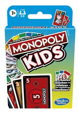 Productafbeelding van Hasbro F1699100 Hasbro Monopoly Kids Kartenspiel