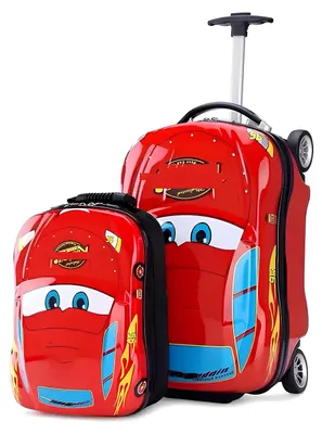 Produktbild von Trolley case and backpack Zigzag McQueen from the movie Cars