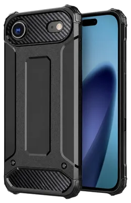 Produktbild von Techsuit – Hybrid Armor Hülle für iPhone 17 Air – schwarz