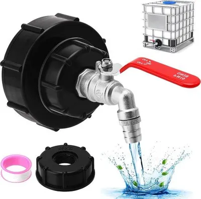 Produktbild von IBC-Anschluss 3/4" Adapter Ventil, abnehmbar, wasserdicht