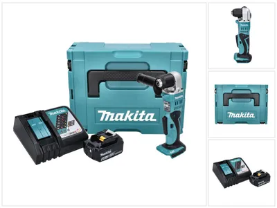 Image de Makita DDA 351 RM1J perceuse d'angle sans fil 18 V 13,5 Nm + 1x batterie 4,0 Ah + chargeur + Makpac